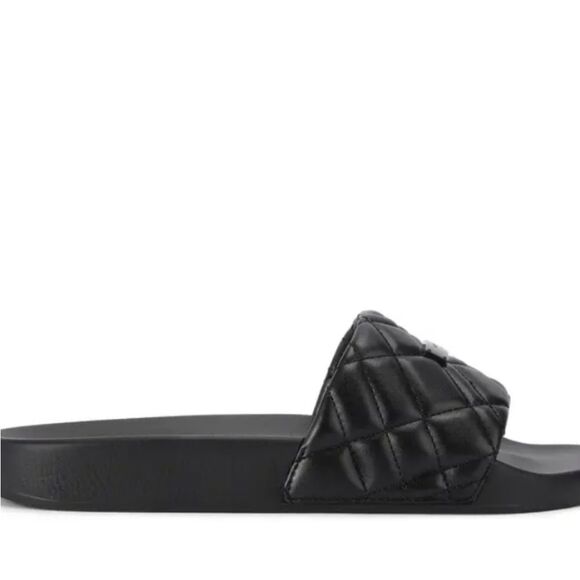 Kurt Geiger London Brixton Drench Plate Slide Sandal- Black - Picture 6 of 12